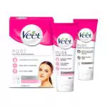 Veet Kit Completo Depilazione Viso - Crema Depilatoria e Crema Post Epilazione