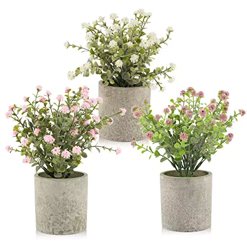 VINFUTUR Piante Artificiali in Vaso per Interno ed Esterno - Decorazione Casa e Ufficio