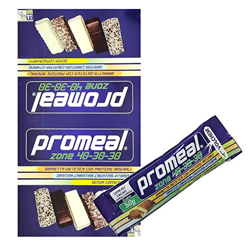 Barrette Proteiche Volchem Promeal Gusto Cereali - Ideali per la Dieta a Zona