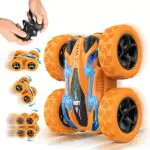 Macchina Telecomandata Vrxeqi 2.4GHz con Rotazione 360° e Luci LED - Giocattolo Radiocomandato per Bambini