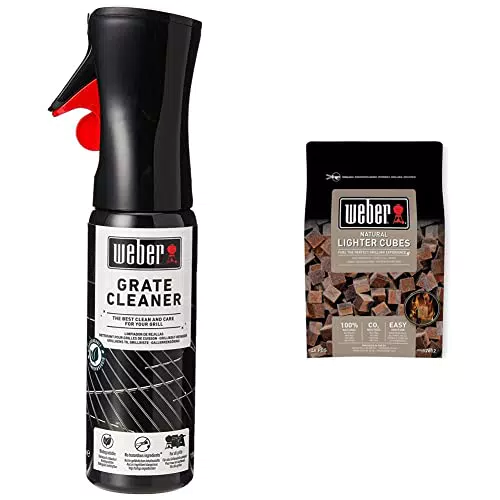 Weber Detergente per Griglie & Cubetti Accendifuoco 48 Pastiglie