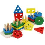 WolinTek - Giocattoli Educativi in Legno Montessori: Forme Geometriche e Puzzle per Bambini 2-5 Anni