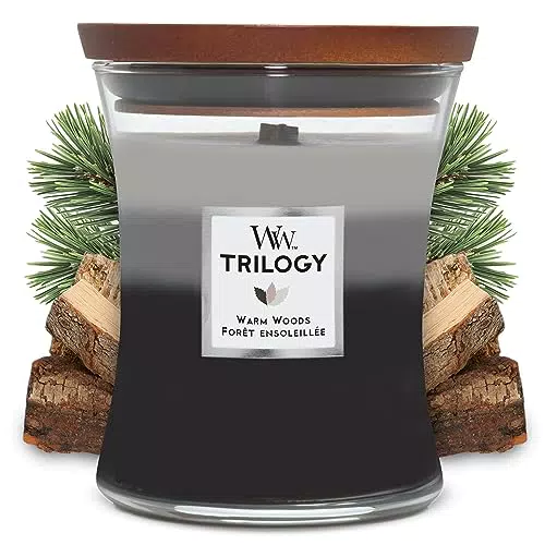 WoodWick - Candela Profumata a Clessidra Media con Pluswick Innovation