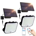 Faretti Solari a Led da Esterno YzzYzz con Sensore di Movimento