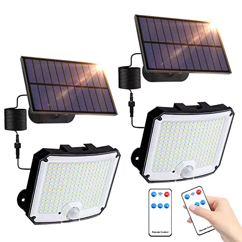 Faretti Solari a Led da Esterno YzzYzz con Sensore di Movimento