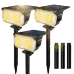 Lampade Solari da Giardino YzzYzz a LED per Esterno IP65 Impermeabile