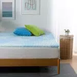 Zinus Cool Swirl - Topper per materasso in schiuma di memoria rinfrescante