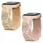Cinturino Apple Watch con Tarassaco Inciso in Silicone - Compatibile con Serie iWatch