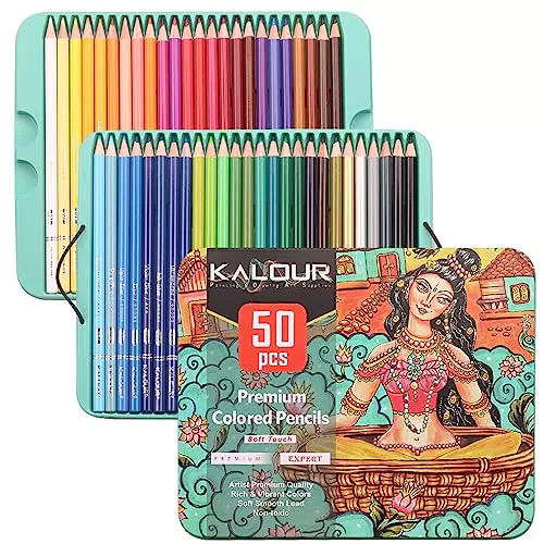 Matite Colorate Professionali per Artisti: Colori Vivaci per Disegni e Ombreggiature