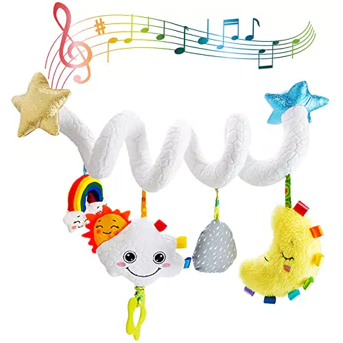 Aceshop Spirale Passeggino Giocattoli Peluche Attività Musicale
