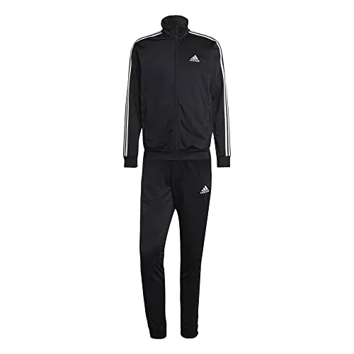 adidas Basic 3-Stripes Tricot Tracksuit, Tuta Sportiva Uomo