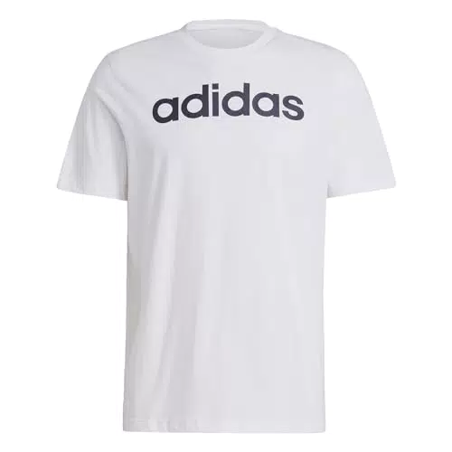 adidas Essentials Single Jersey Linear Embroidered Logo Short Sleeve T-Shirt