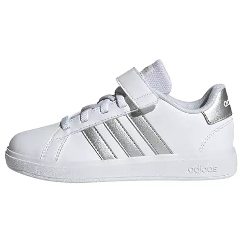 adidas Grand Court Elastic Lace And Top Strap Shoes