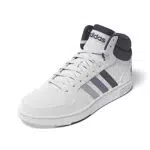 adidas Hoops 3.0 Mid Shoes, Sneaker Donna, Ftwr White Silver Dawn Silver Violet