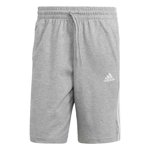 Adidas Pantaloncini Essentials Single Jersey a 3 Strisce