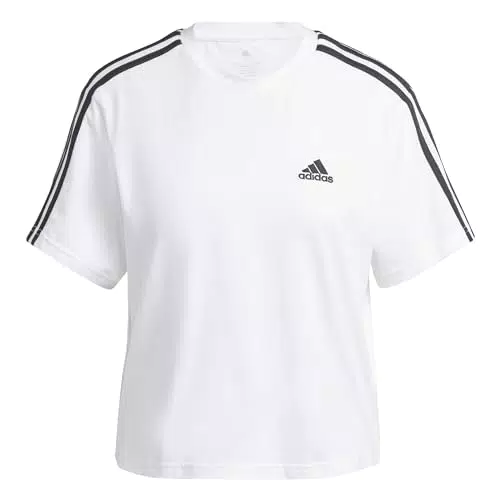 Adidas Maglietta Sportiva Donna 3 Strisce - W Collection