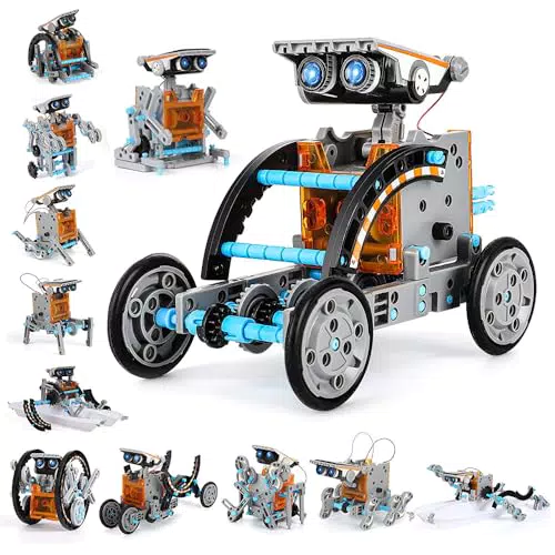 Robot Solare STEM Kit Assemblaggio Fai da Te - Giocattoli Educativi Bambini