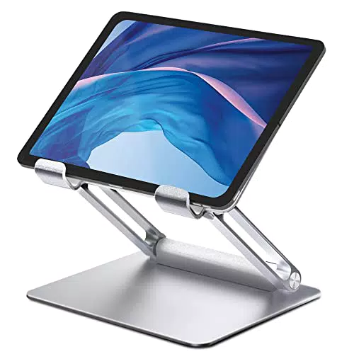 Supporto da Tavolo per Tablet ALASHI Regolabile Multi-Angolo - Design Ergonomico Portatile - Compatibile con Tablet da 7 a 13,3 Pollici