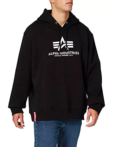 Alpha Industries Basic Hoody da Uomo con Cappuccio