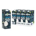 ALPRO PROTEIN 50g, Bevanda alla SOIA, 8 confezioni