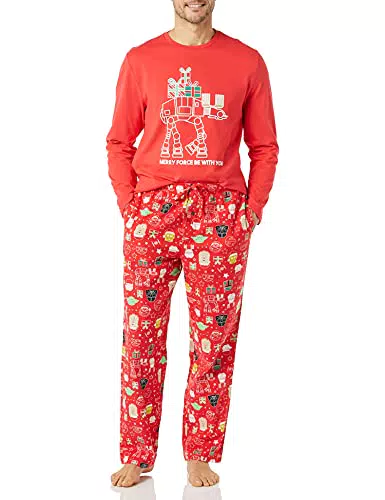 Amazon Essentials Set da Notte Pigiama in Flanella Uomo Disney Marvel Star Wars