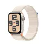 Apple Watch SE GPS 44 mm Smartwatch con cassa in alluminio color galassia e Sport Loop galassia. Fitness tracker