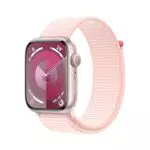 Apple Watch Series 9 GPS 45mm Smartwatch con cassa in alluminio e Sport Loop rosa - Fitness tracker e display Retina always-on