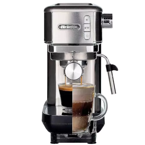 Macchina da Caffè Ariete 1380: 15 Bar, Compatibile con Cialde ESE, Filtro 1 o 2 Tazze
