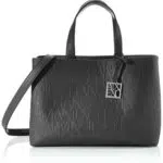 Armani Exchange Tracolla Donna Medium Open Shopping - Nero