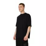 Armani Exchange Maglione Polo Nero con Logo in Rilievo