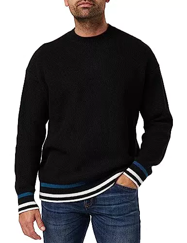 Armani Exchange Maglione a Maniche Lunghe a Righe