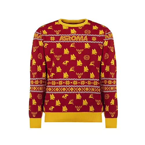 Maglione AS Roma Natale Unisex