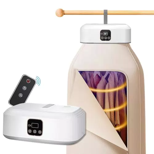Asciugatrice Elettrica Portatile Sterilizzante UV 8H - Asciugatura Pieghevole 360°