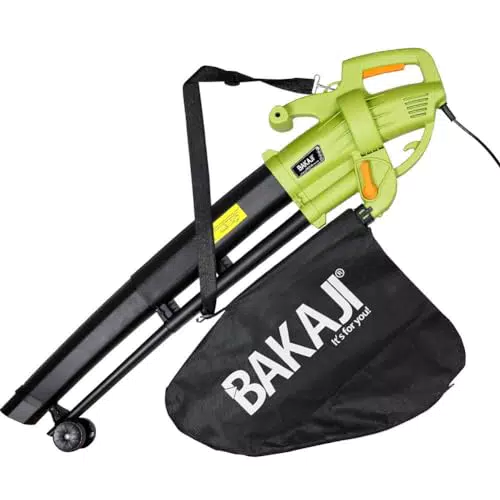 Aspirafoglie Elettrico 3 in 1 con Potenza 3000 W e Serbatoio 45lt