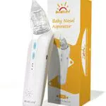 Aspiratore Nasale Elettrico per Bambini con Funzione Ninna Nanna Calmante - Ricaricabile e 3 Livelli di Aspirazione