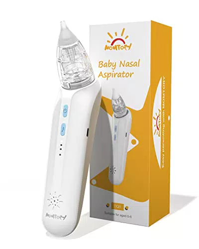 Aspiratore Nasale Elettrico per Bambini con Funzione Ninna Nanna Calmante - Ricaricabile e 3 Livelli di Aspirazione