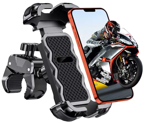 Supporto Cellulare Moto Babacom - Rotabile 360°, Universale, Compatibile con iPhone/Galaxy