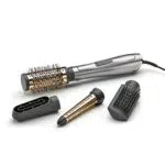 BaByliss Air Style AS136E Spazzola Ad Aria Ionica con 4 Accessori e Rivestimento in Ceramica
