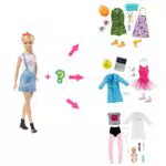 Barbie Carriere a Sorpresa Bambola con 2 Outfit Ingegnere e Pattinatrice
