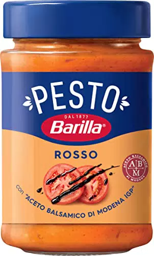 Barilla Pesto Rosso con Pomodoro, Basilico e Aceto Balsamico di Modena IGP