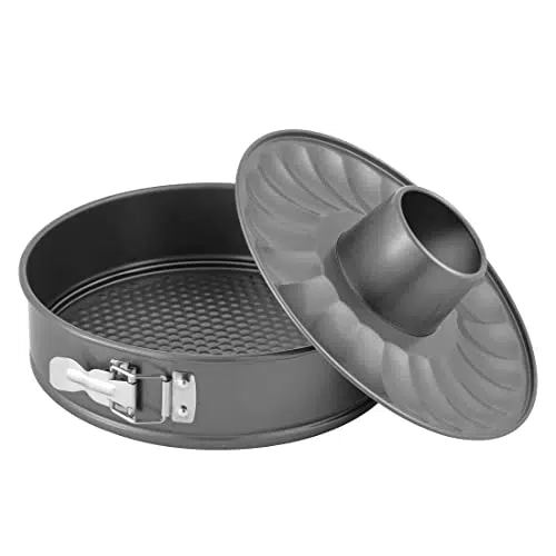 Tortiera Apribile con Cerniera in Acciaio Antiaderente 24 cm - Baroni Home