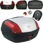 Bauletto Moto Scooter Universale Rigido Bianco
