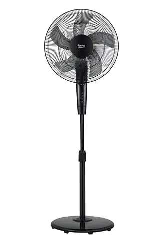 Ventilatore a Piantana Beko EFS5100B - 3 Velocità, Altezza Regolabile