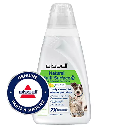 BISSELL Soluzione Detergente Multi-Surface Pet per Macchine CrossWave e SpinWave - Forte Azione Pulente Naturale