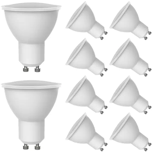 Bomcosy Lampadine LED GU10 Bianco Caldo 7W, Senza Sfarfallio, Risparmio Energetico per Illuminazione Domestica