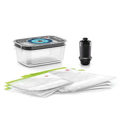Bosch Set Accessori Sottovuoto con FreshVacuum e Contenitore per Alimenti