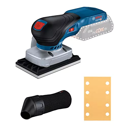 Bosch Levigatrice Orbitale a Batteria GSS 18V-13 Brushless con Sacco Raccoglipolvere