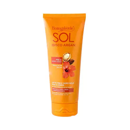 Bottega Verde - Latte Solare Ibisco Argan per Viso e Corpo