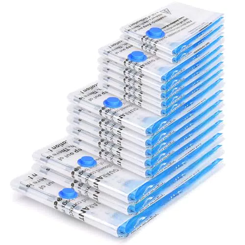 Sacchetti Sottovuoto BoxLegend per Abbigliamento e Biancheria Casa, 100 Microns