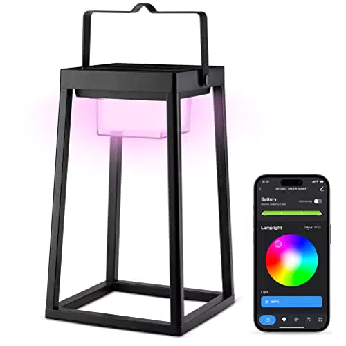 Brendz Yuma Lanterne Solari da Esterno LED RGB Ricaricabile USB-C